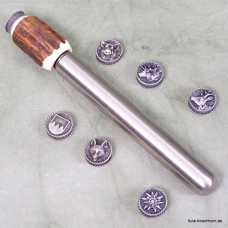 Trachtenflachmann Kappe Gams