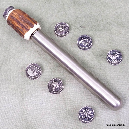 [P0023668-Natur] Trachtenflachmann Kappe Gams